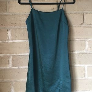 Silk Slip Dress:))